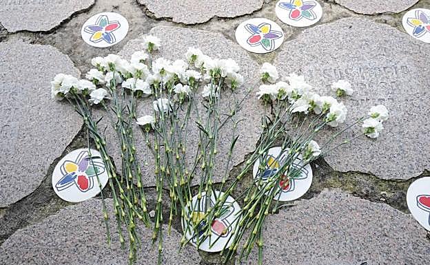 Homenaje a las víctimas del terrorismo de ETA.