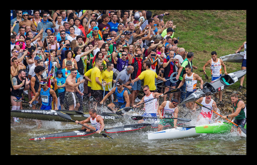 Milín Llamedo y Pedro Vázquez se llevan el Descenso tras un emocionante final. Una embarcación completamente asturiana consigue el triunfo en el Sella 22 años después.