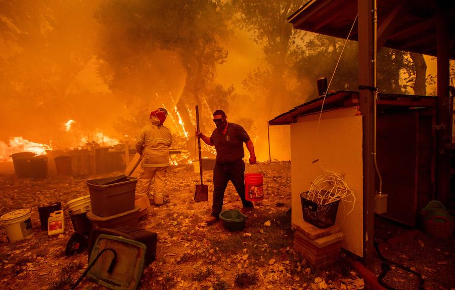 Fotos: California, ante el peor incendio de su historia