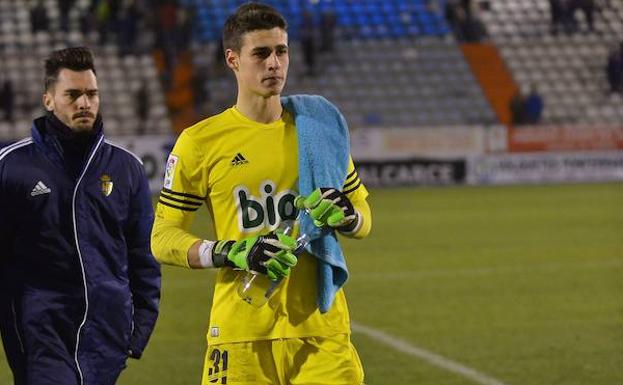 Kepa, durante su etapa en la Ponferradina.