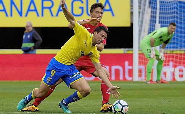 Jonathan Calleri, en un partido contra el Getafe.