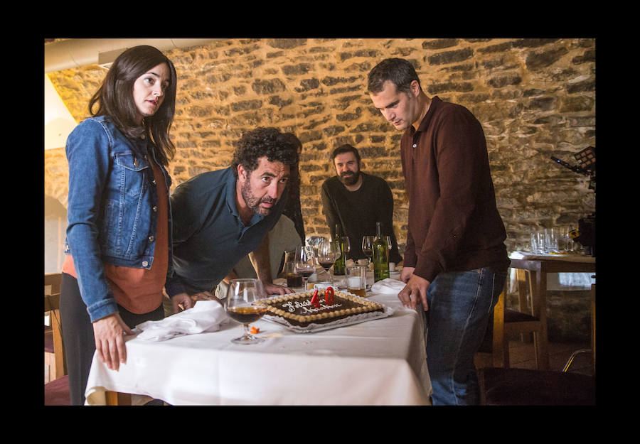 La película de Daniel Calparsoro graba escenas de la adaptación a la gran pantalla del libro de la vitoriana de Eva García Sáenz de Urturi