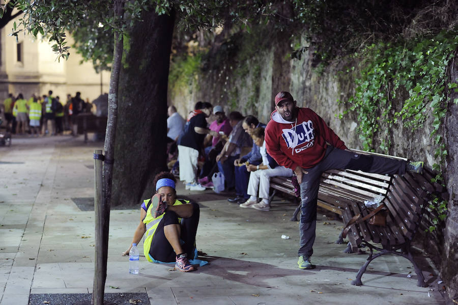 Fotos: Peregrinación hasta Begoña para homenajear a la Amatxu