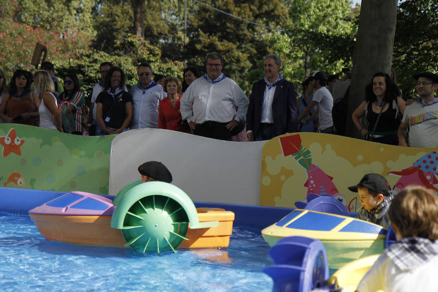 Fotos: Inauguración del txikigune en Aste Nagusia 2018