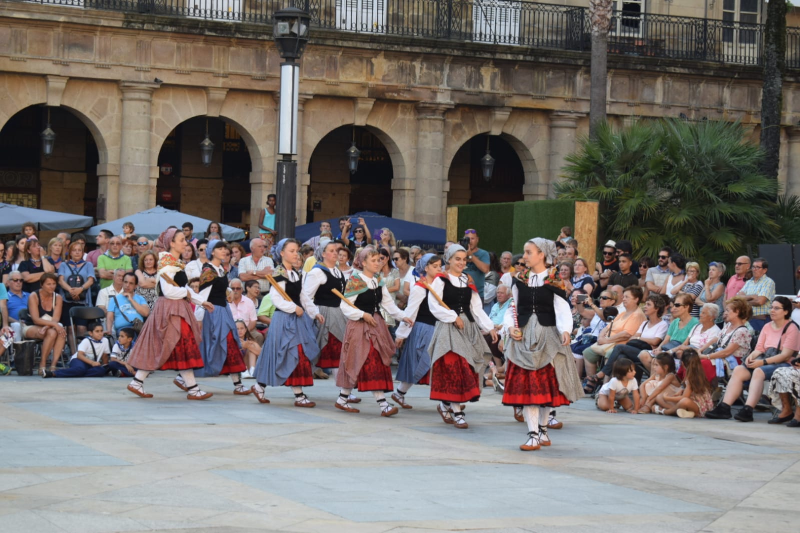 Así se está viviendo la tarde del martes 21 de agosto de Aste Nagusia