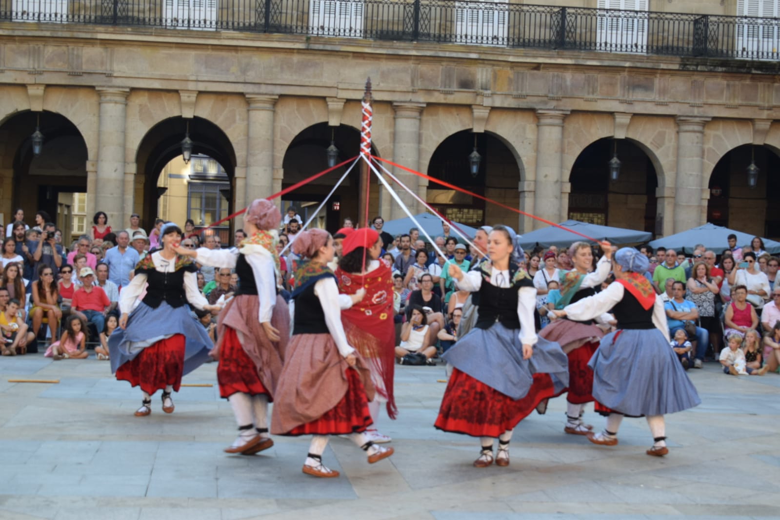 Así se está viviendo la tarde del martes 21 de agosto de Aste Nagusia