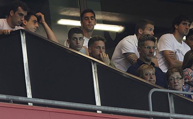 Remiro se quedó en la grada ante el Leganés.