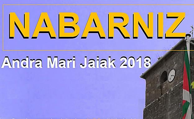 Programa de fiestas Nabarniz 2018: Andra Mari