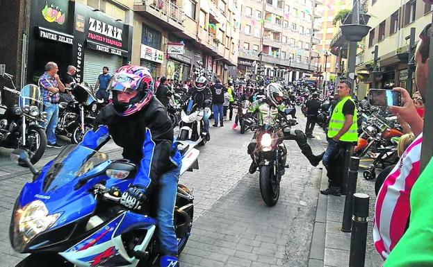 Las motos volverán a llenar las calles de Ermua el próximo 8 de septiembre.