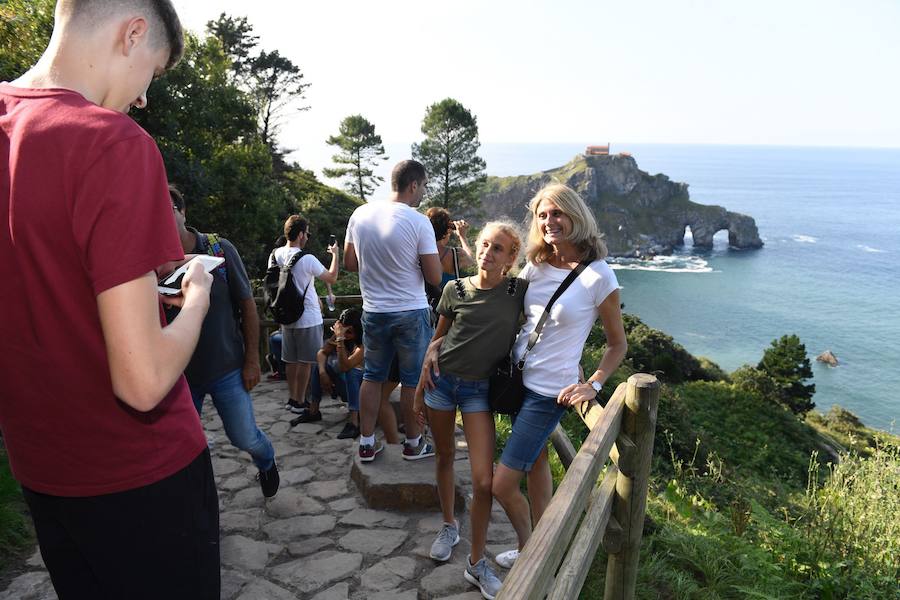 Gaztelugatze se mantiene como el mayor atractivo turístico que atesora Bermeo. 