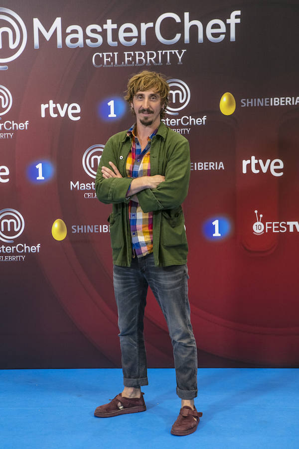 El actor Iván Massague posa ante la prensa.