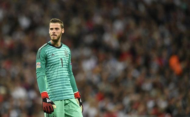 David De Gea, en Wembley. 