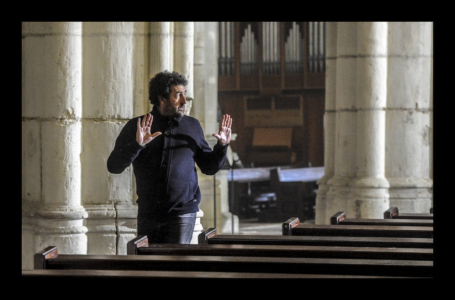 La Catedral de Santa María acoge la grabación de la película 'El silencio de la ciudad blanca'