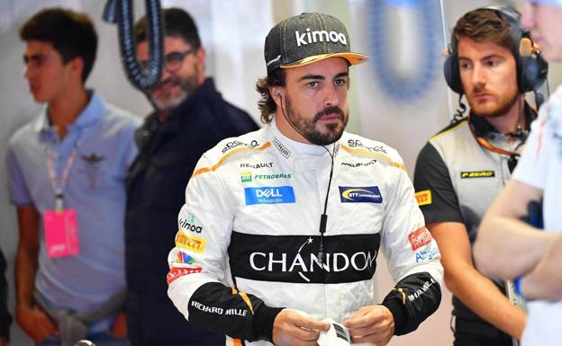 Fernando ALonso, piloto de McLaren. 