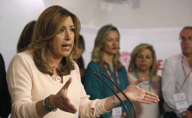 La presidenta de la Junta de Andalucía, Susana Díaz. 