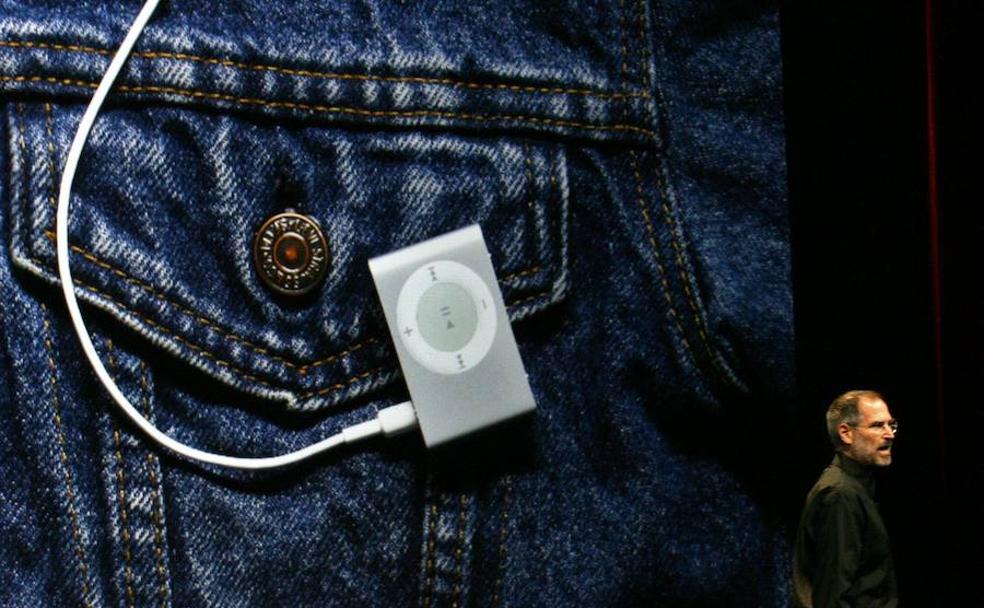 El iPod supuso las primera gran revolución de Apple.