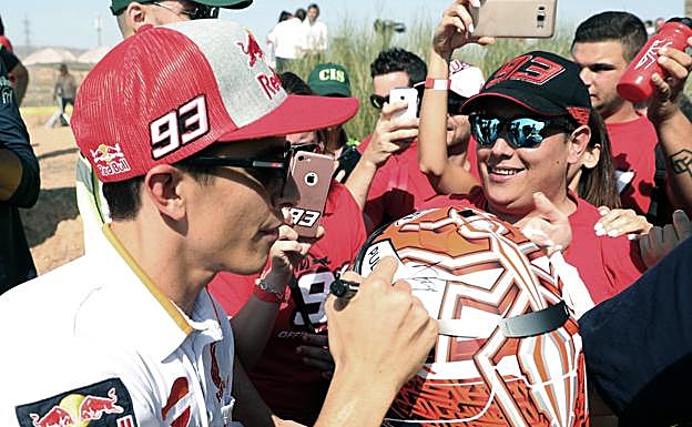 Marc Márquez: «Lo que no se puede hacer es fallar»