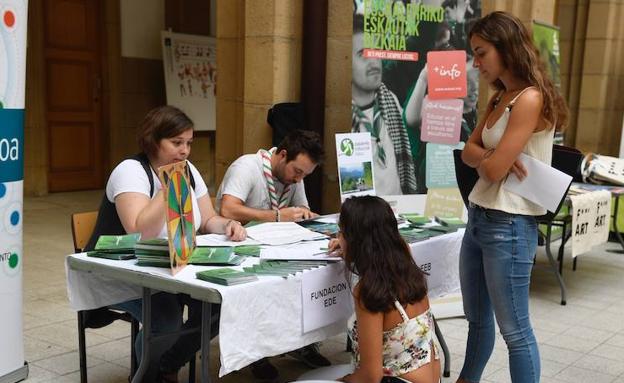 Jornadas del Voluntariado en la Universidad de Deusto. 