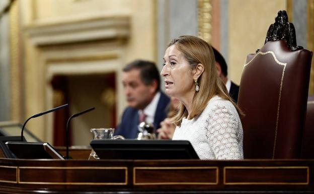 La presidenta del Congreso de los Diputados, Ana Pastor. 