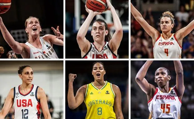 Las siete mejores jugadoras del Mundial de baloncesto femenino de Tenerife  2018 | El Correo