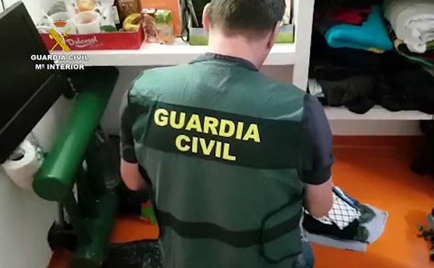 Imagen de uno de los registros durante la operación. 