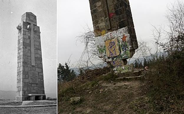 La chapuza del derribo de la cruz del Gaztelumendi