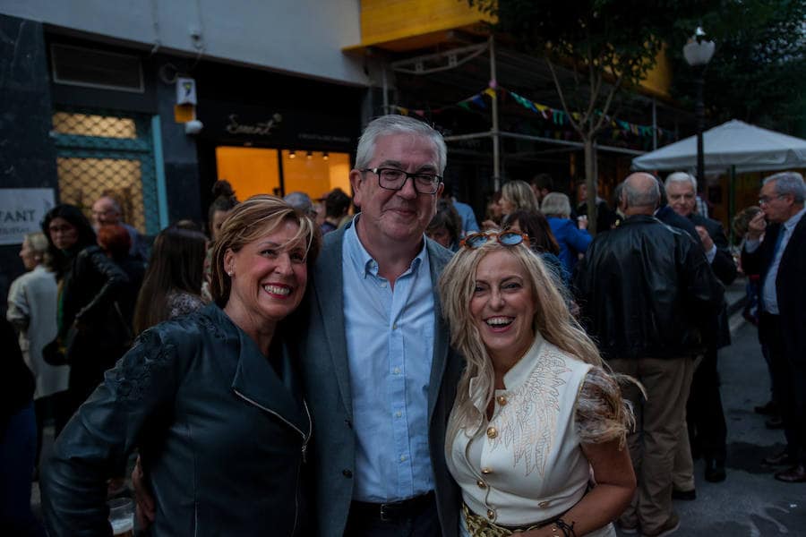 Myriam Páramo, Isidro Elezgarai y Olga Zulueta. 