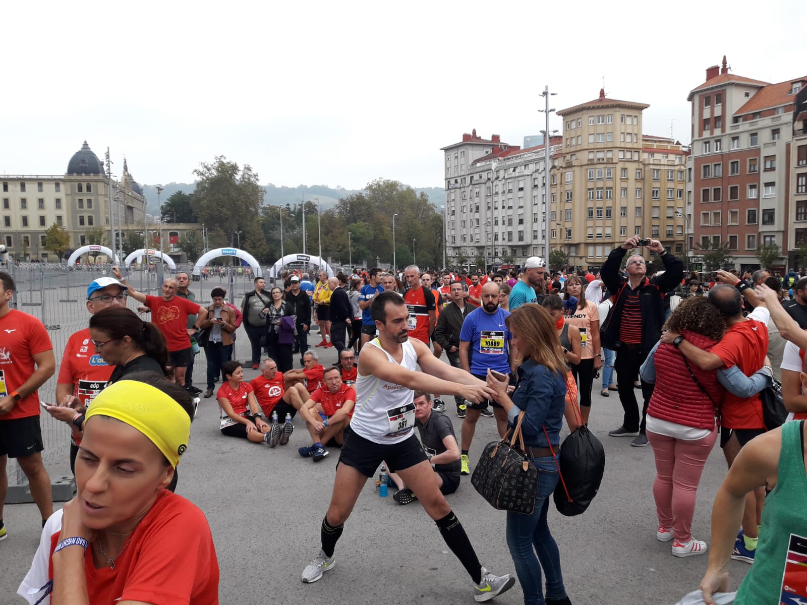 12.500 atletas han salido a correr por las calles de la villa para celebrarlo