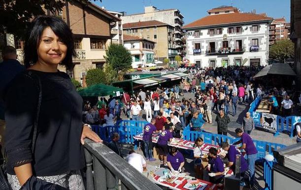 Sonia Martínez es la segunda mujer que aspira a la Alcaldía de Arrigorriaga. 