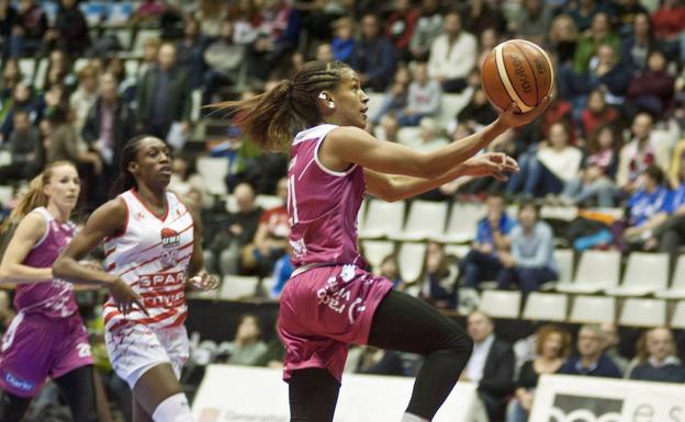 El Araski, en la semifinal de la Copa de la Reina de 2017. 