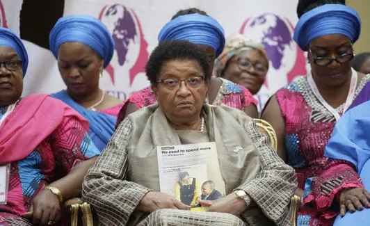 Ellen Johnson-Sirleaf, pimera presidena de Liberia.