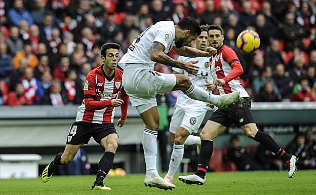 Un momento del partido.