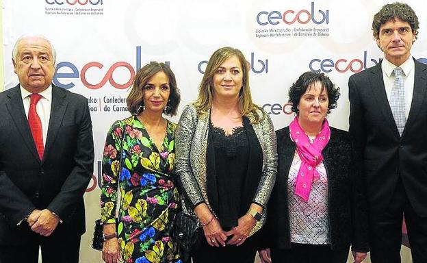 Pedro Campo, Lola Calero, Isabel Muela, Mariasun Oraindi y Unai Rementeria.