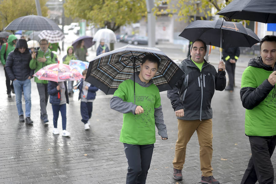 La marcha ha recorriido un trazado de seis kilómetros y medio 