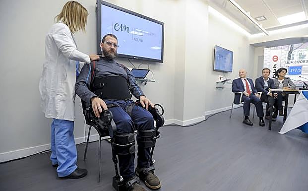 Presentación este lunes del exoesqueleto.