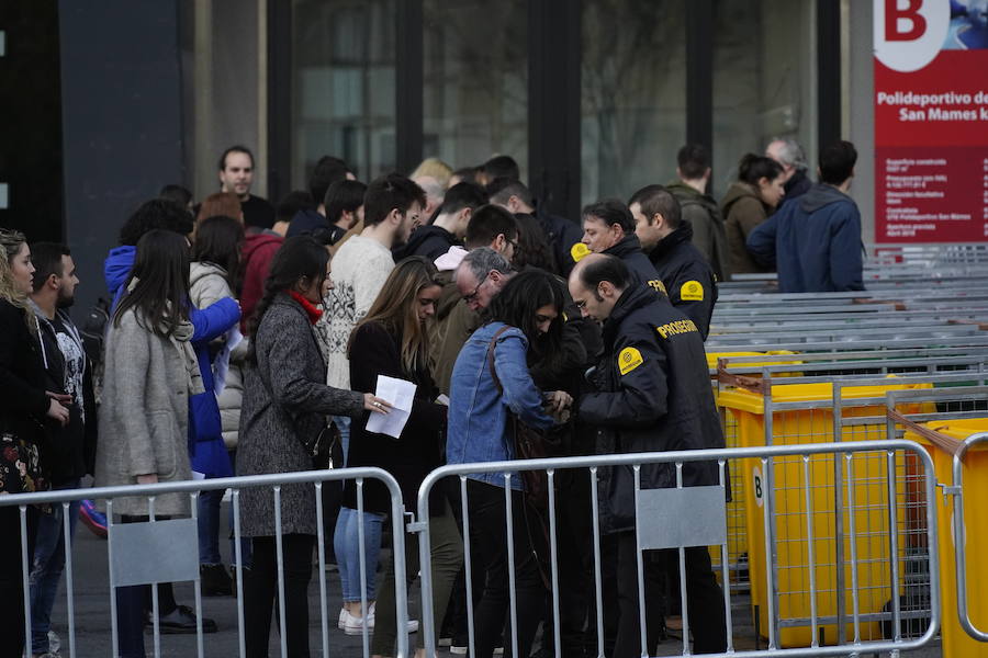 Fotos: Gran dispositivo de seguridad en San Mamés para los conciertos de la MTV