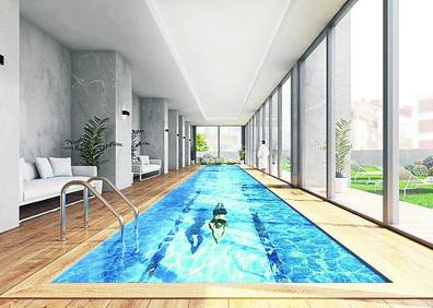 Imagen secundaria 1 - Proyecto completo. La torre contará con servicios comunes para los residentes como piscina, gimnasio, sauna, txoko o salón para actividades. Además, las dos primeras plantas ser reservarán para acoger un centro comercial de 4.400 metros cuadrados.
