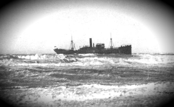 El buque vasco encallado en Skagen, Dinamarca.