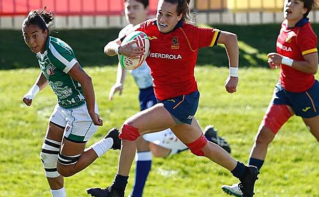 Imagen de un partido de la selección.