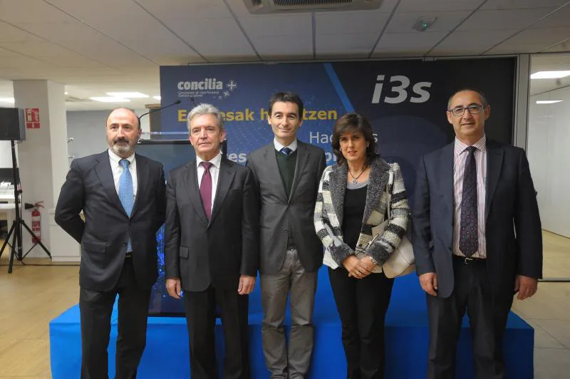 Juan Carlos Arrate, Kepa Aldama, Carlos Pérez, Elena Zarraga y Fernando Molinuevo. 