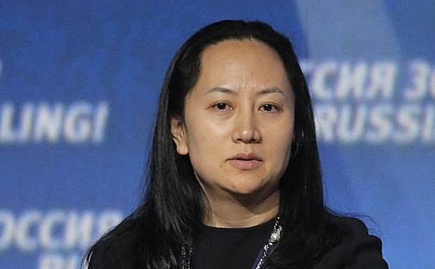 Meng Wanzhou, directora financiera de Huawei.