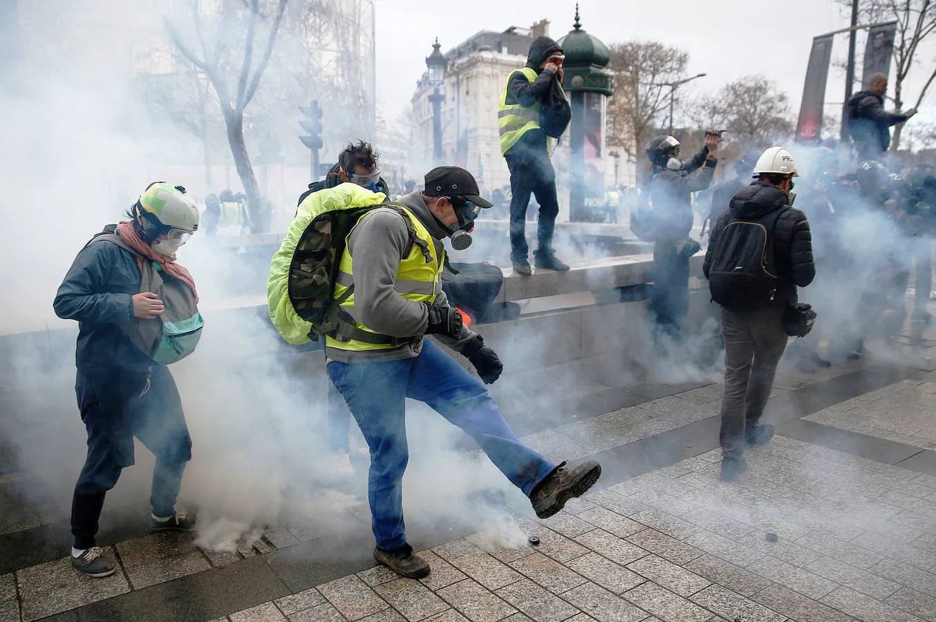 Fotos: Disturbios en París en las protestas de los &#039;chalecos amarillos&#039;