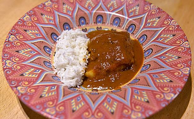 Bacalao tikka masala.