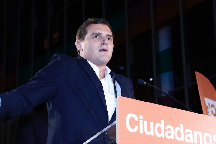 Albert Rivera, durante un acto.