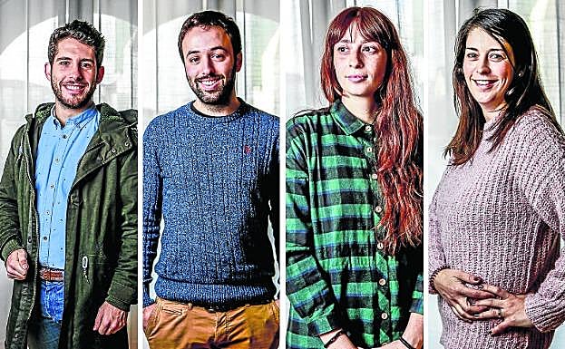 Algunos de los participantes en el programa 'Back to Araba. Talent Forum'. 