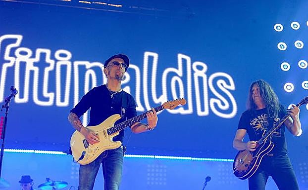 Fito & Fitipaldis, durante su actuación del pasado mes de mayo en el BEC.