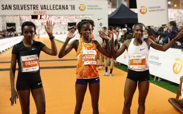 El podium femenino.