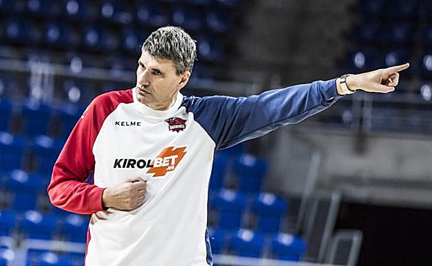 Perasovic, en un entrenamiento reciente. 