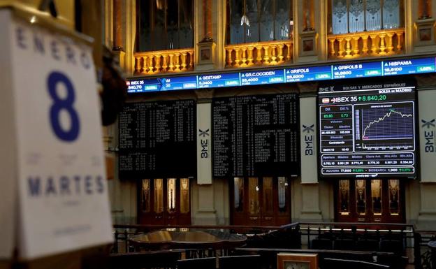 El Ibex-35 cerró la sesión asentado sobre los 8.800 puntos