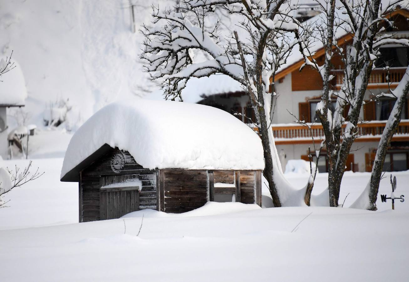 Fotos: Fuertes nevadas en el sur de Alemania y Austria